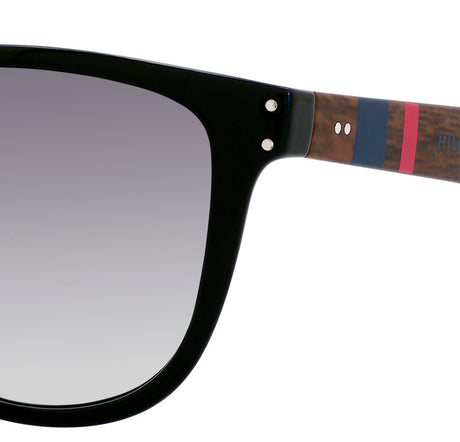 Tommy Hilfiger TH 1112/S Black Dark Wood/ Grey Shaded