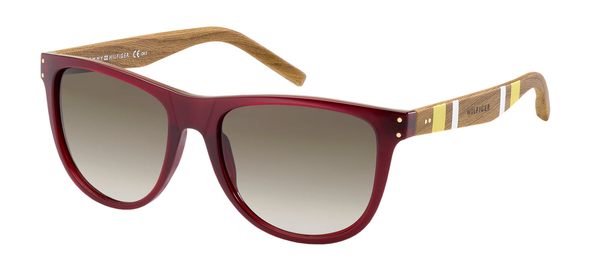 Tommy Hilfiger TH 1112/S Red Light Wood/ Brown Shaded