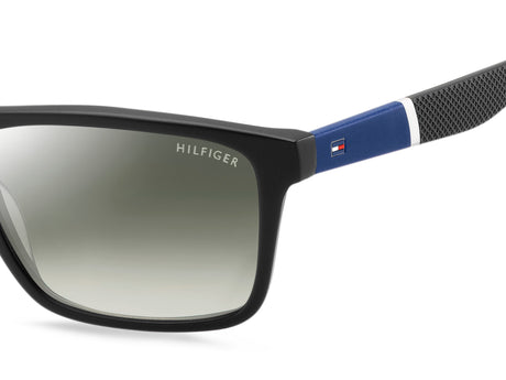 Tommy Hilfiger TH 1405/S Black Bluette Matt White Dark Grey/ Grey Mirrorshade Silver Lens