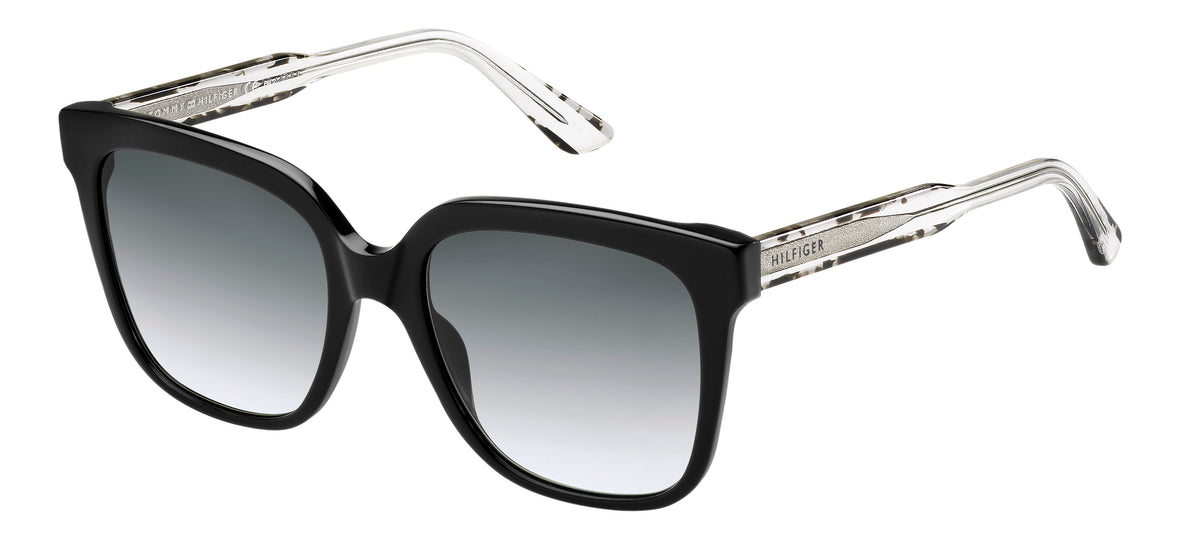 Tommy Hilfiger TH 1386/S Black Black Havana/ Dk Grey Shaded