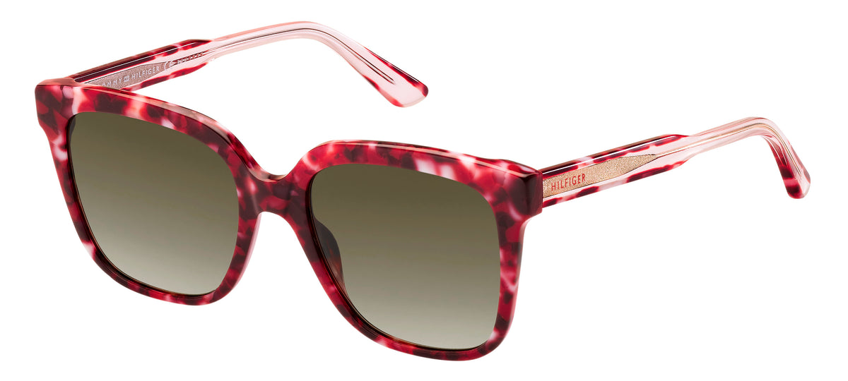 Tommy Hilfiger TH 1386/S Red Havana/ Brown Shaded