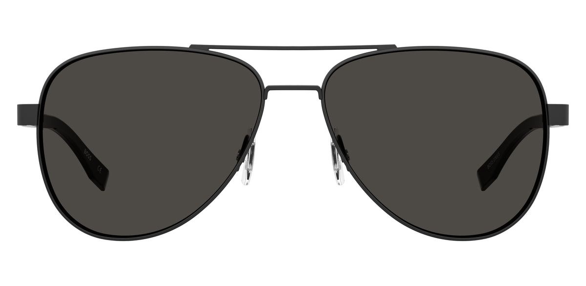BOSS 0761/S Matteblack Black/ Brown Grey