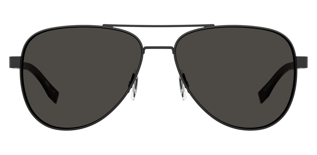BOSS 0761/S Matteblack Black/ Brown Grey