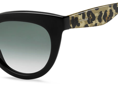 Tommy Hilfiger TH 1480/O/S Black Leopard/ Dark Grey Shaded