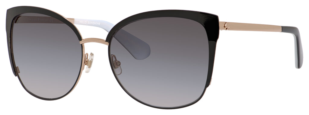 Kate Spade Genice/S 240444 Black Gold/ Grey Shaded