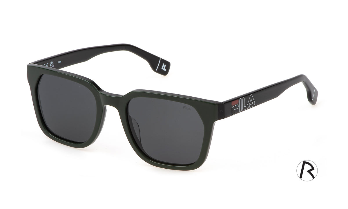 Sunglasses Fila Sfi730V B33P Shiny Green+Black 5320 145 3P Polarised