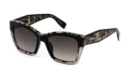 Sunglasses Furla Sfu778V 700Y Shiny Black / Black Havana 5518 140 3