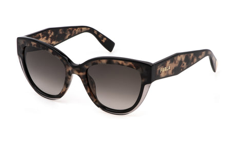 Sunglasses Furla Sfu779V 07Ux Shiny Brown/Beige Havana 5320 140 3