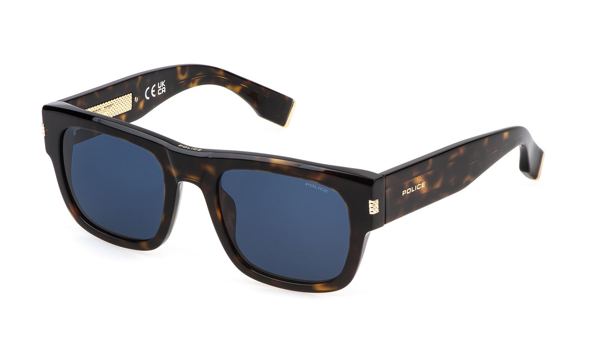 POLICE SPLP33 540722 SHINY DARK HAVANA 5422 145 3