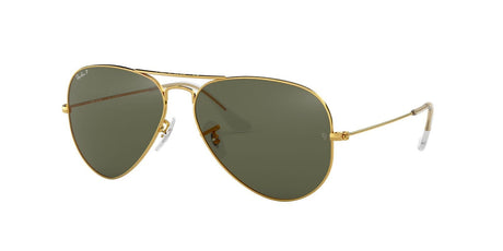 Ray-Ban Aviator 0RB3025 001/58 58 Gold/ Green - Blue Star Eyewear