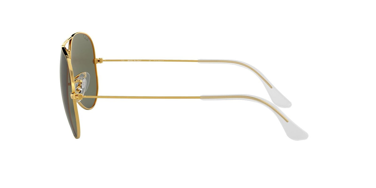 Ray-Ban Aviator 0RB3025 001/58 58 Gold/ Green - Blue Star Eyewear