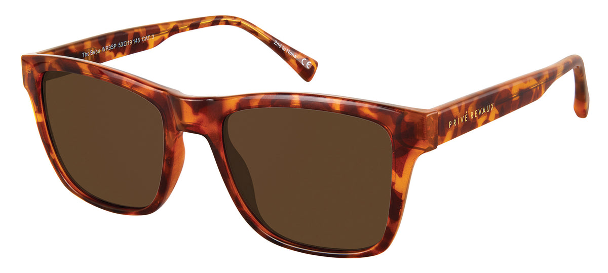 Prive Rivaux  The Beau/S-53-WR9 Brown Havana/ Bronze Polarized