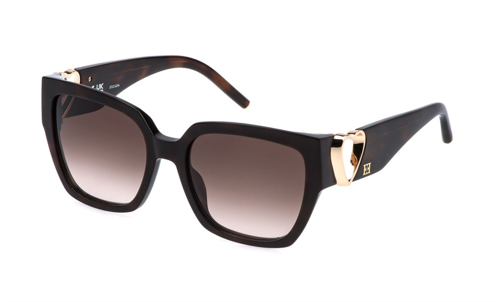 Escada SESF43 540752 Shiny Dark Havana/ Brown