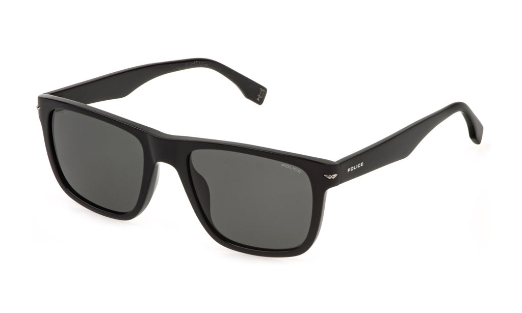 Police SPLQ83 56700P Shiny Black/ Smoke
