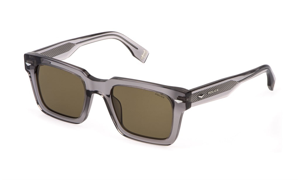 Police SPLQ88E5209MB Transp.Grey/ Brown