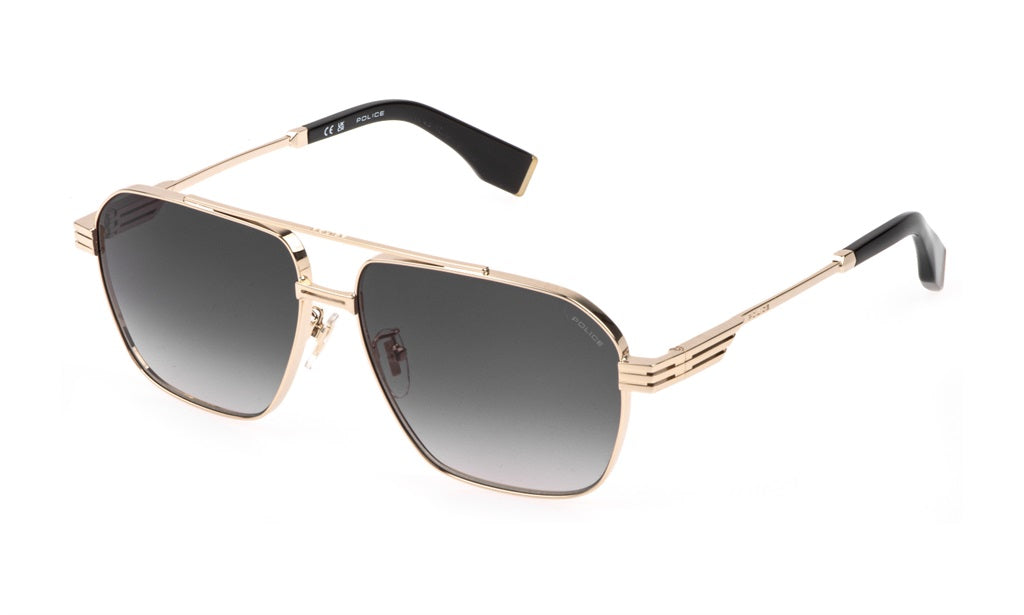 Police SPLQ91 600300 Shiny Total Rose Gold/ Smoke