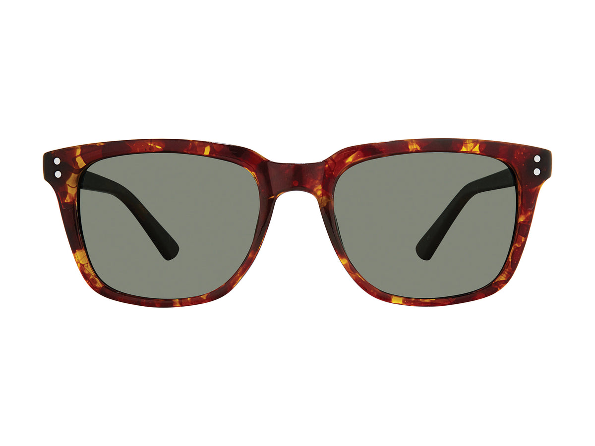 Prive Rivaux  The Dean/S-52-WR9 Brown Havana/ Green Polarized