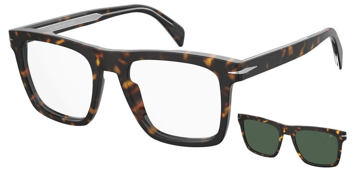 David Beckham DB 7000/CS Havana/ Green Lens Polarised