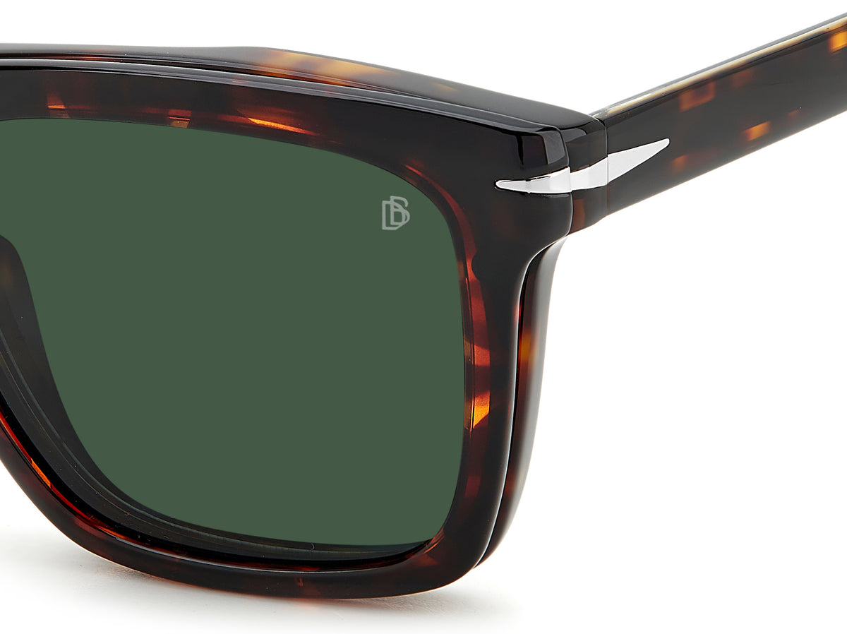 David Beckham DB 7000/CS Havana/ Green Lens Polarised
