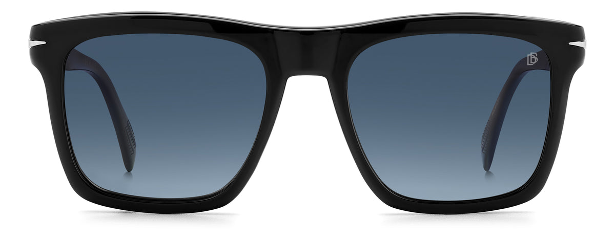 David Beckham DB 7000/CS Black Horn/ Blue Lens Polarised
