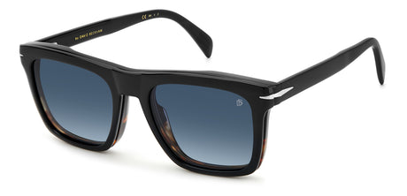 David Beckham DB 7000/CS Black Horn/ Blue Lens Polarised