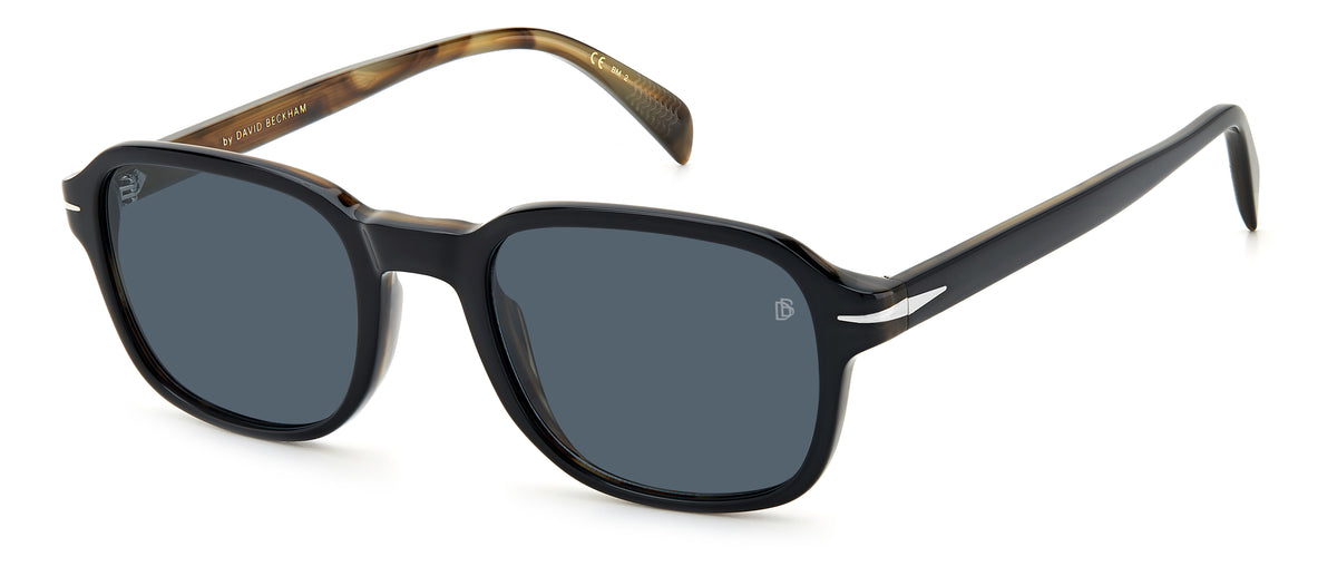David Beckham DB 1100/S Black Striped Brown/ Grey Lens
