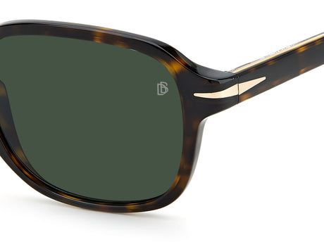 David Beckham DB 1100/S Havana/ Green Lens