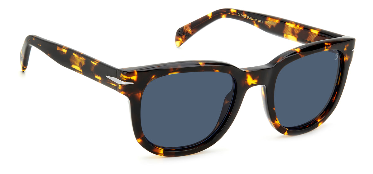 David Beckham DB 7092/S-51-05L HAVANA 2 KU BLUE AVIO