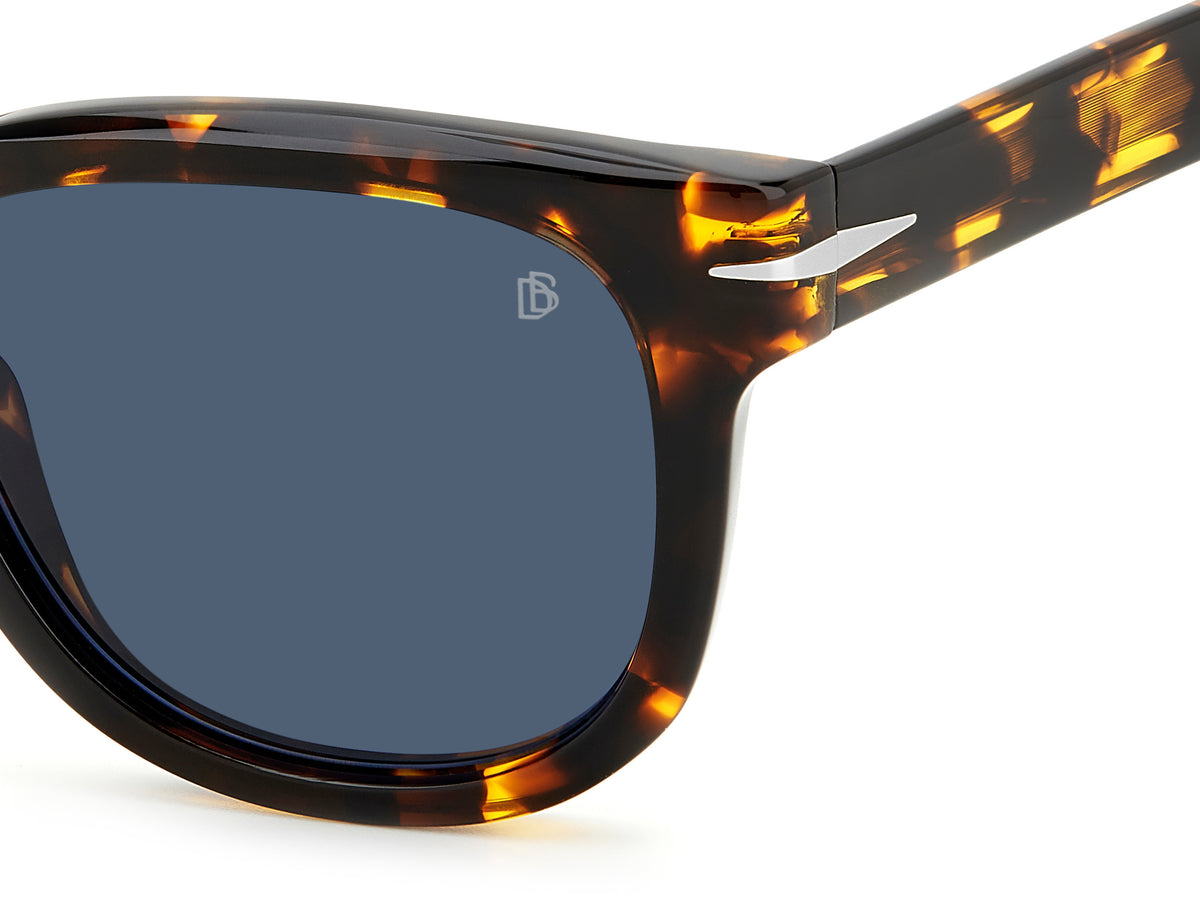 David Beckham DB 7092/S-51-05L HAVANA 2 KU BLUE AVIO