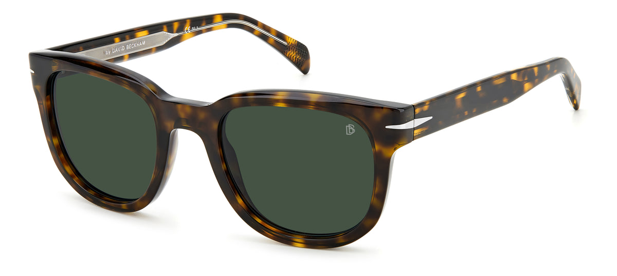 David Beckham DB 7092/S Havana/ Green Lens 51 / Plastic / Acetate