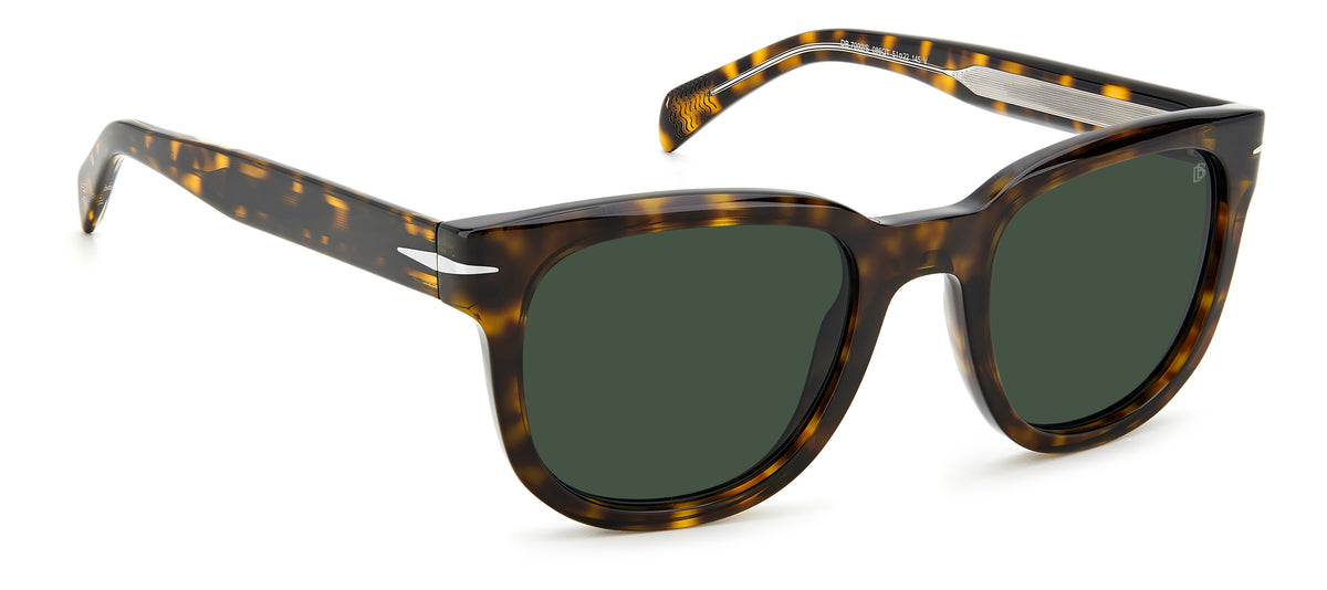 David Beckham DB 7092/S Havana/ Green Lens 51 / Plastic / Acetate