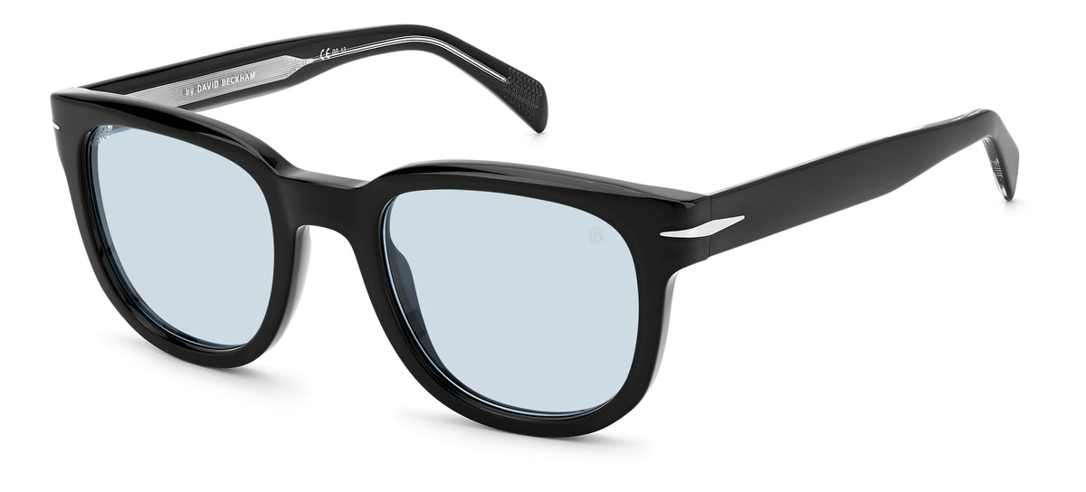 David Beckham DB 7092/S Black Crystal/ Blue Lens
