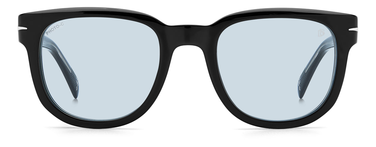 David Beckham DB 7092/S Black Crystal/ Blue Lens