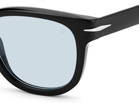 David Beckham DB 7092/S Black Crystal/ Blue Lens
