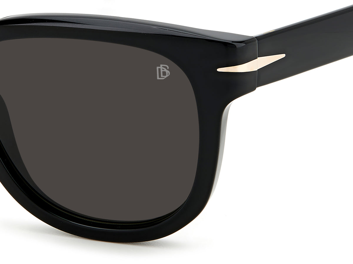 David Beckham DB 7092/S Black/ Grey Lens 51 / Plastic / Acetate