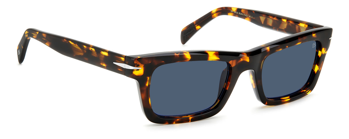 David Beckham DB 7091/S-51-05L HAVANA 2 KU BLUE AVIO