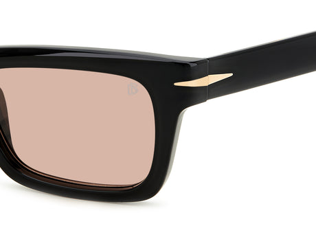 David Beckham DB 7091/S Black Crystal/ Beige Lens