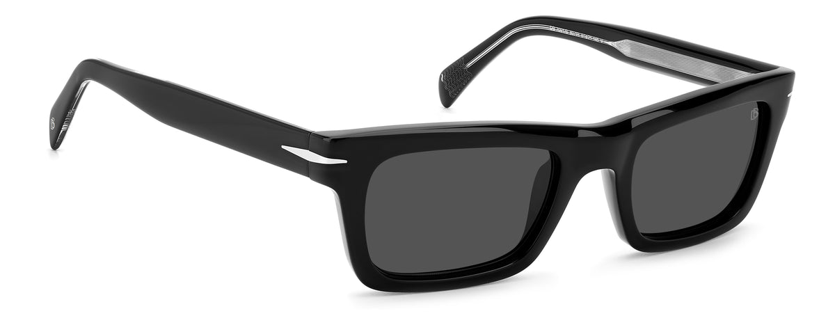 David Beckham DB 7091/S Black/ Grey Lens