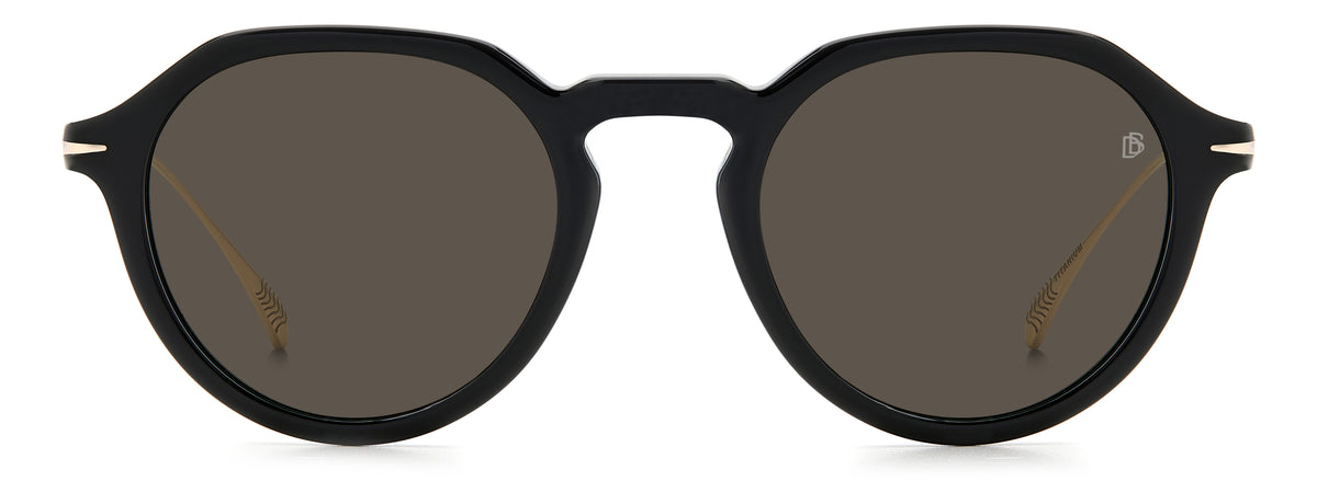 David Beckham DB 1098/S Black Gold/ Grey Lens