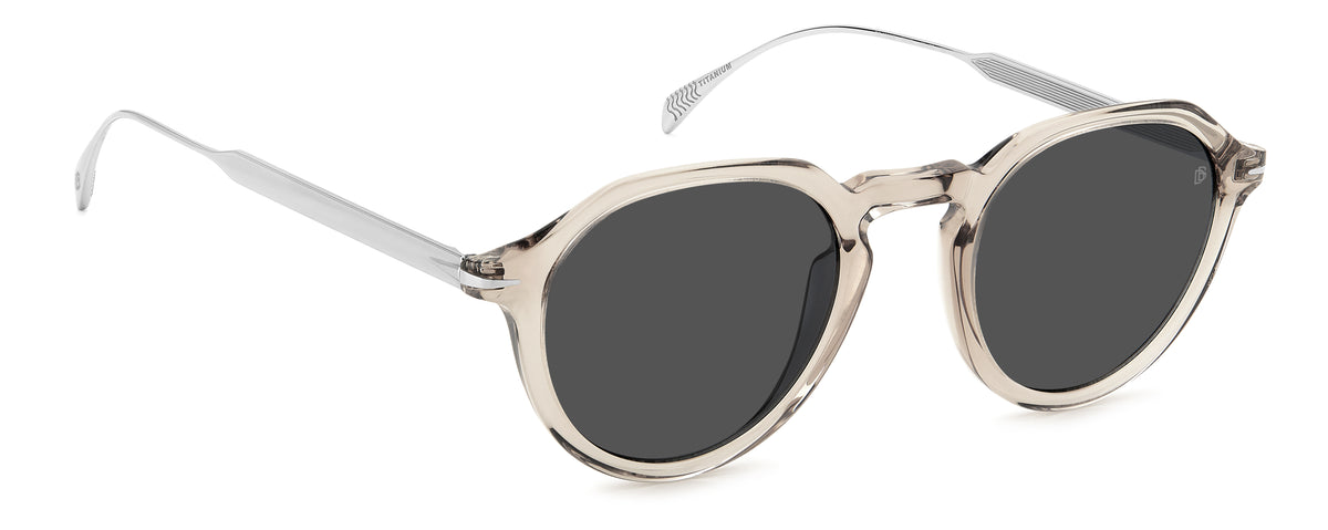 David Beckham DB 1098/S Mud/ Grey Lens