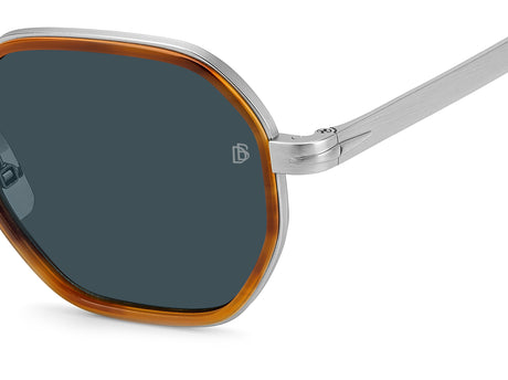 David Beckham DB 1097/S Ruthenium Havana/ Blue Lens