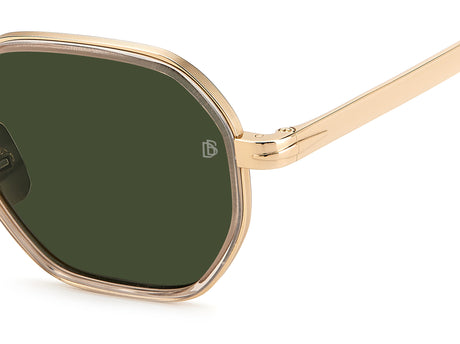 David Beckham DB 1097/S Gold Mud/ Green Lens