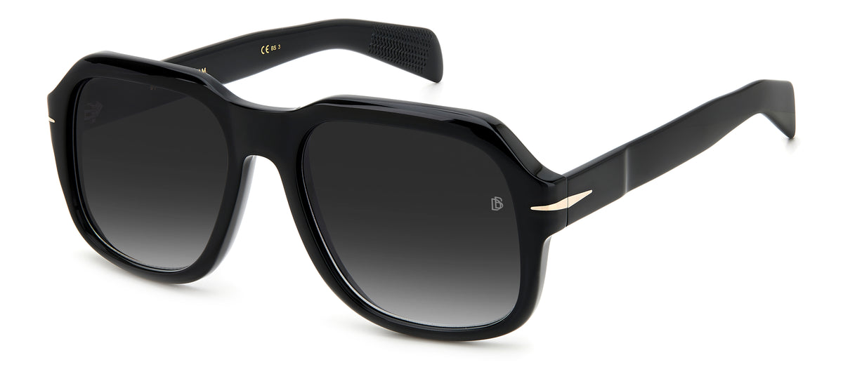 David Beckham DB 7090/S Black/ Grey Lens