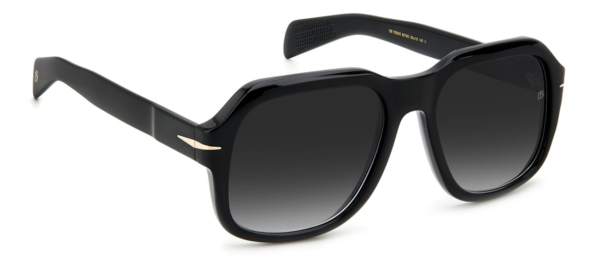 David Beckham DB 7090/S Black/ Grey Lens