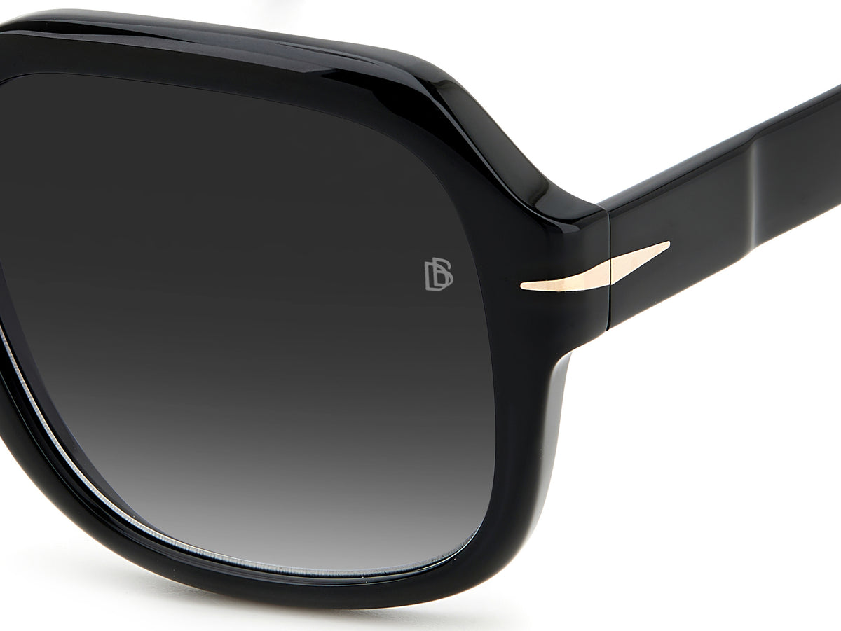 David Beckham DB 7090/S Black/ Grey Lens