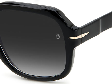 David Beckham DB 7090/S Black/ Grey Lens