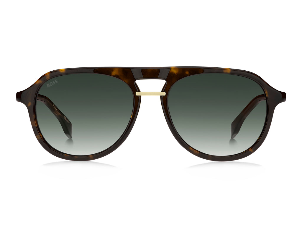 BOSS 1435/S Havana/ Green Shaded