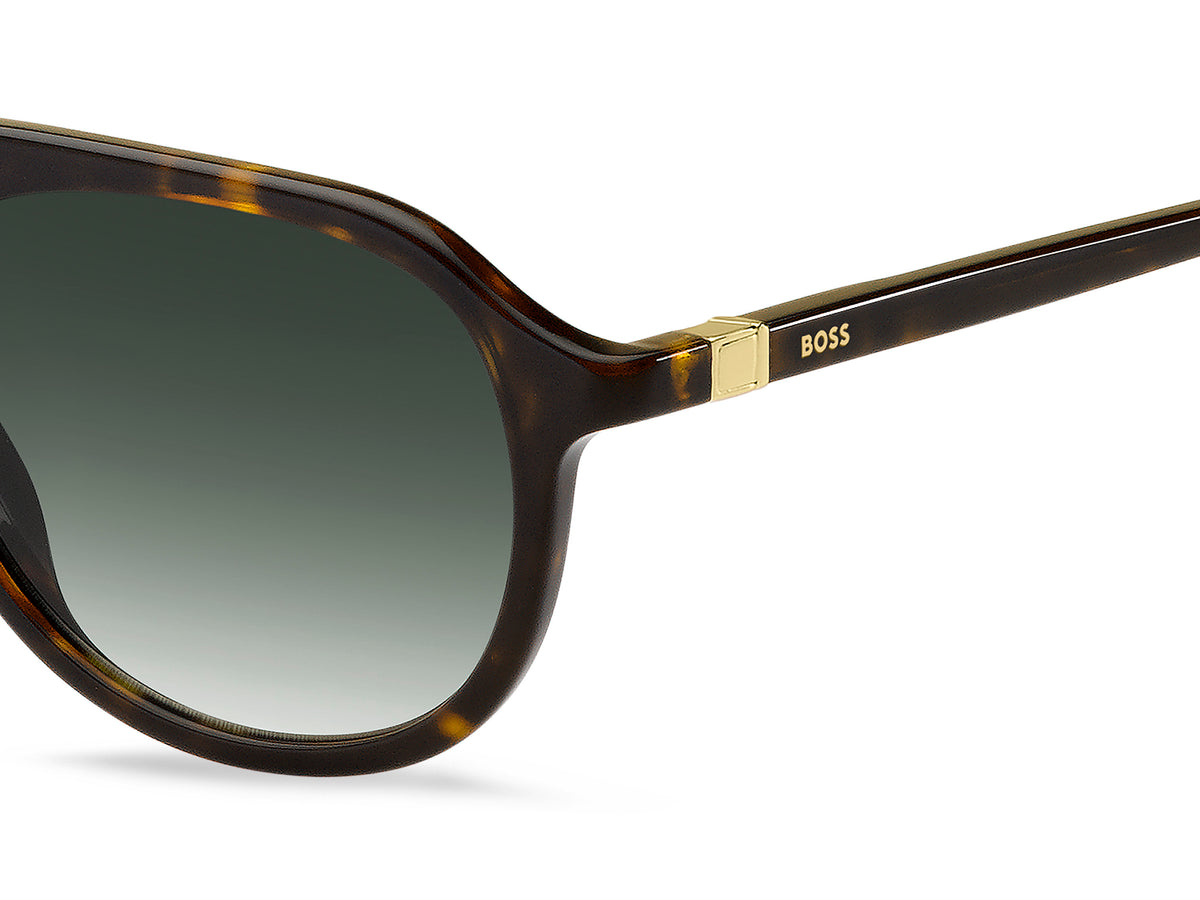 BOSS 1435/S Havana/ Green Shaded