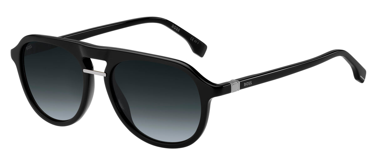 BOSS 1435/S Black/ Dark Grey Shaded