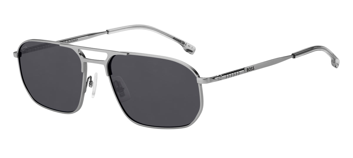 BOSS 1446/S Matte Ruthenium/ Silver Antireflex